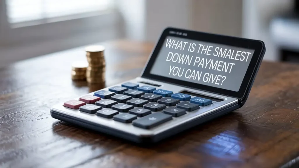 What Is The Smallest Down Payment You Can Give?