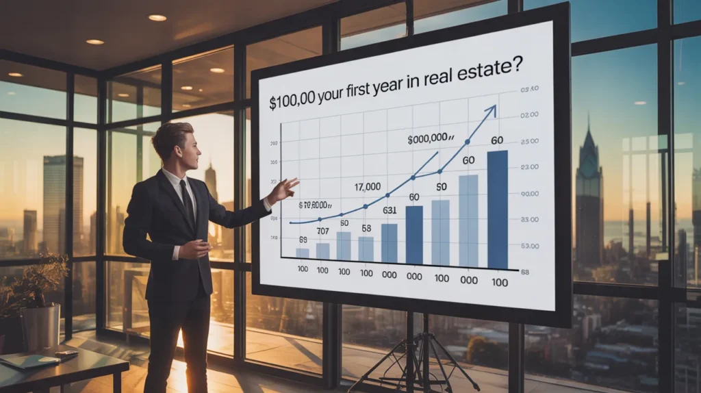 How To Make $100,000 Your First Year In Real Estate?
