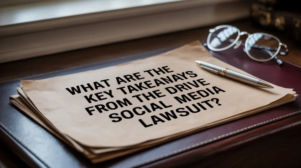 What Are The Key Takeaways From The Drive Social Media Lawsuit?