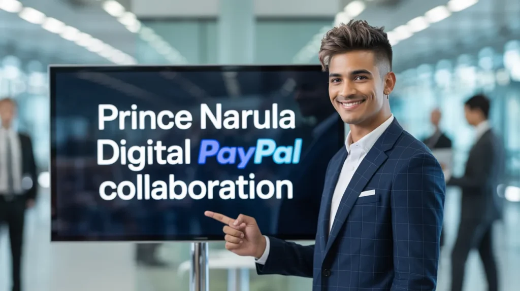 What is Prince Narula Digital Paypal Collaboration?